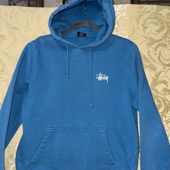 Stussy Teal Hoodie for Men - Picture 1 of 4